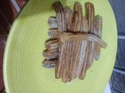 Una foto de churros facilísimo