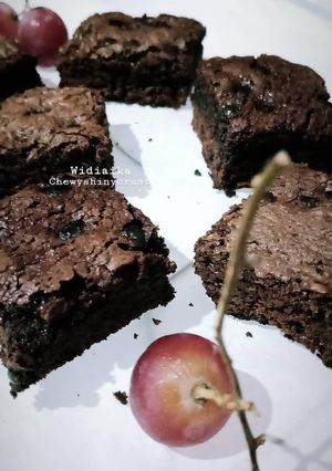 Foto resep Brownies Chewy Shiny Crust