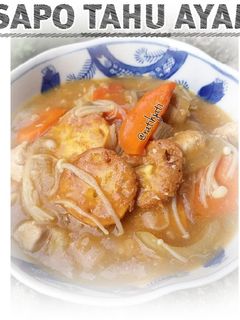 Foto resep Sapo Tahu Ayam