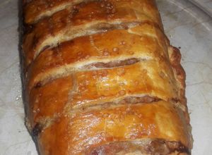 Una foto de Filete a la Wellington
