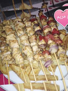 صورة لوصفة بروشات الدجاج على الفحم