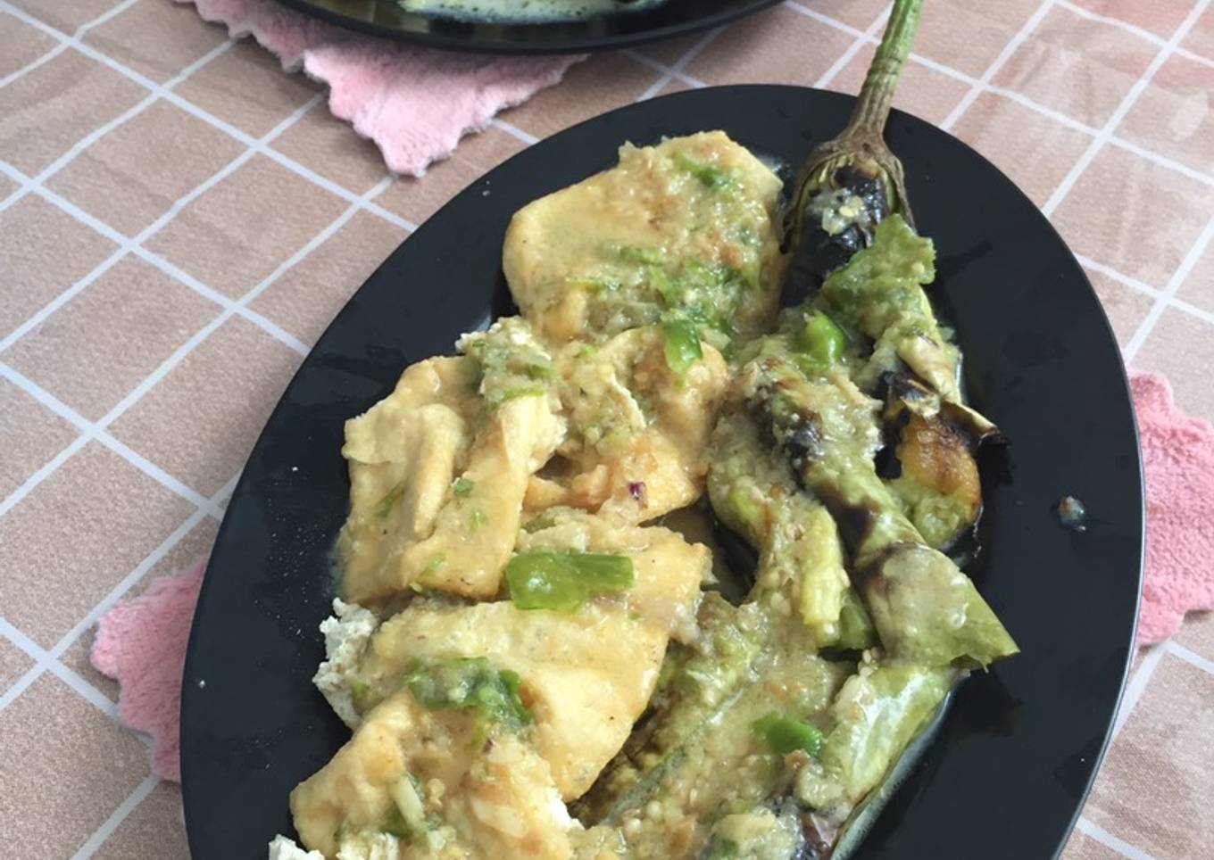 Pecak TT (tahu terong)