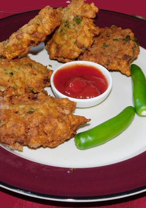 A picture of Potato vada.