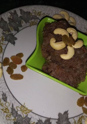 A picture of SHINGADE ka halwa.