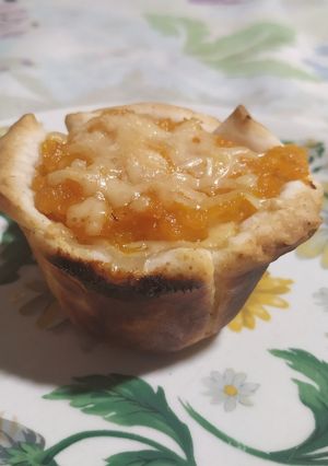 Una foto de Canastitas de calabaza y queso 👌😊