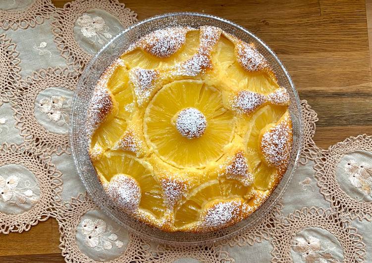 Torta Ananas Yogurt e Ricotta