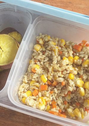Hình của món Bảo quản & chế biến lại cơm gạo lứt.
