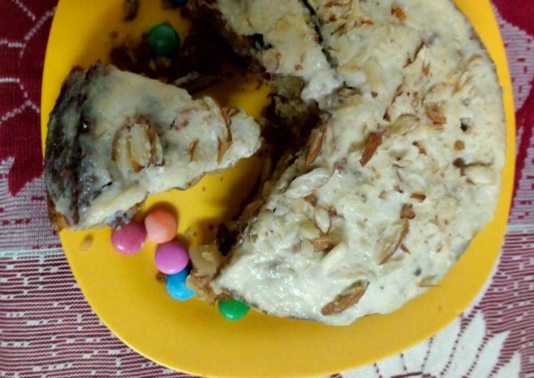 Step-by-Step Guide to Make Quick Suji almond rabdi cake