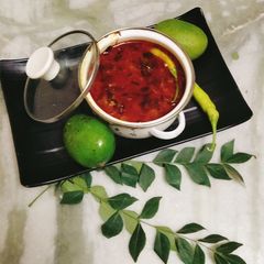 A picture of Raw Mango curry.