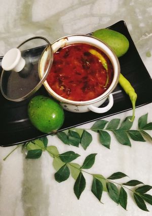 A picture of Raw Mango curry.