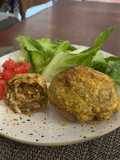 Canastitas de Plátano Verde Rellenas de Pollo