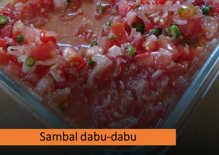 Cara Gampang Menyiapkan Sambal dabu-dabu yang Lezat Sekali