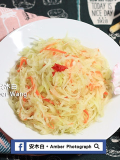 涼拌青木瓜絲 的食譜成品照片