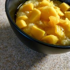 Mango Rice Pudding A picture of Mango Rice Pudding.