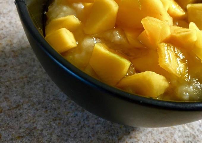 Mango Rice Pudding