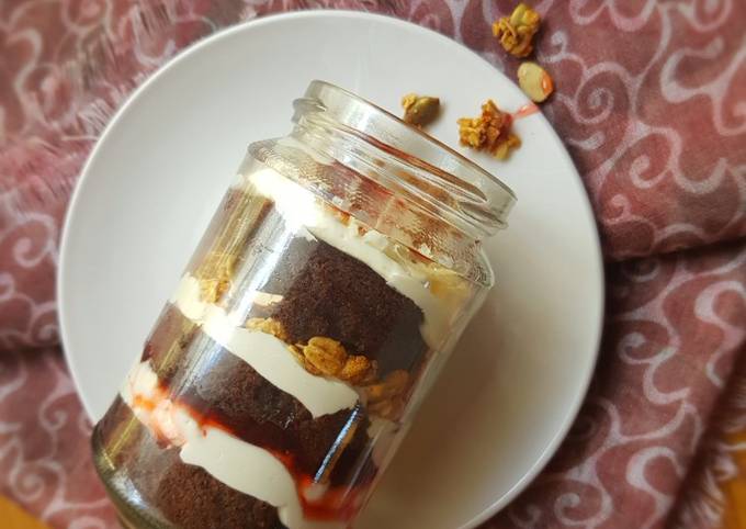 Resep Brownies Cheese Cake In Jar Oleh Ikasoerya - Cookpad Resep Brownies Cheese Cake In Jar Oleh Ikasoerya - Cookpad