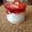 Yogurt natural con chía y fresas