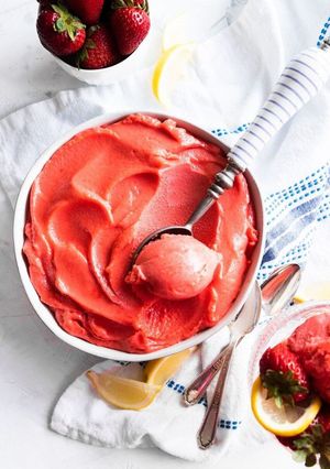 A picture of STRAWBERRY SORBET 🙈.