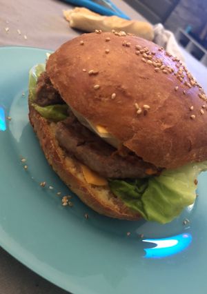 Une photo de Pain hamburgers 🍔 brioché