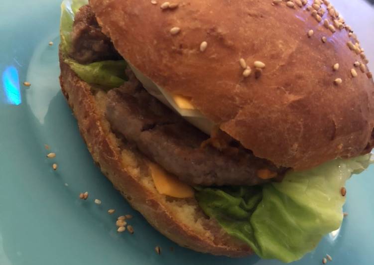 Comment faire Préparer Appétissante Pain hamburgers 🍔 brioché