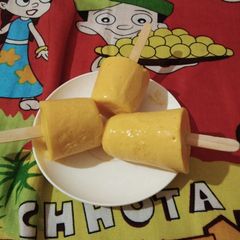 A picture of Mango Kulfi.