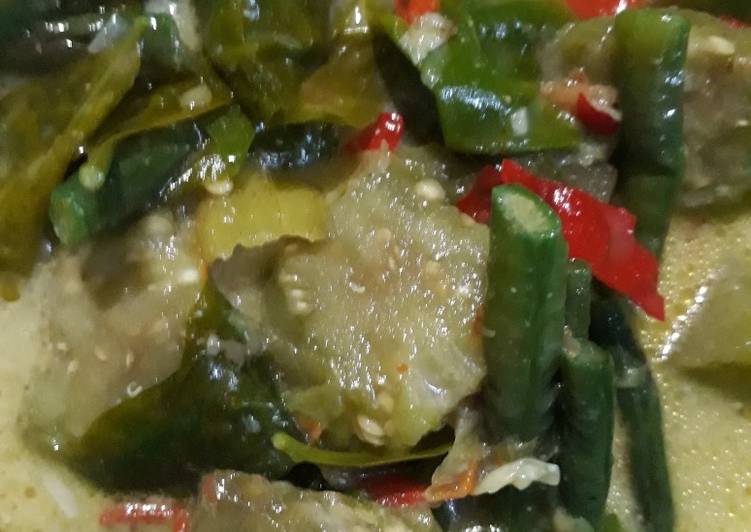 Sayur Lodeh Terong kacang panjang