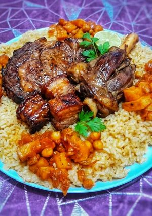 صورة لوصفة كبسة اللحم 🍖