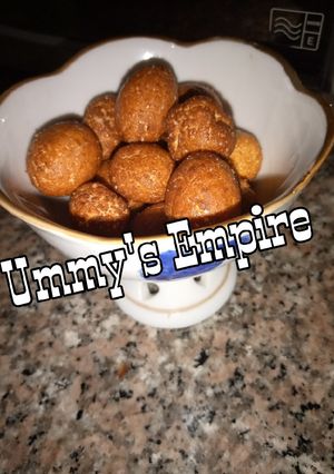 A picture of Milk candy balls.