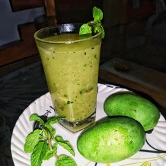 A picture of Aam panna Summer cooler.