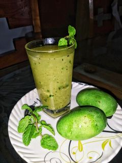 A picture of Aam panna Summer cooler.
