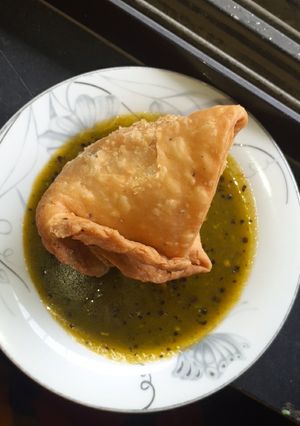 A picture of Paneer Samosa.