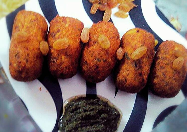 Lotus Stem Kebabs (kebab Nadir Shahi