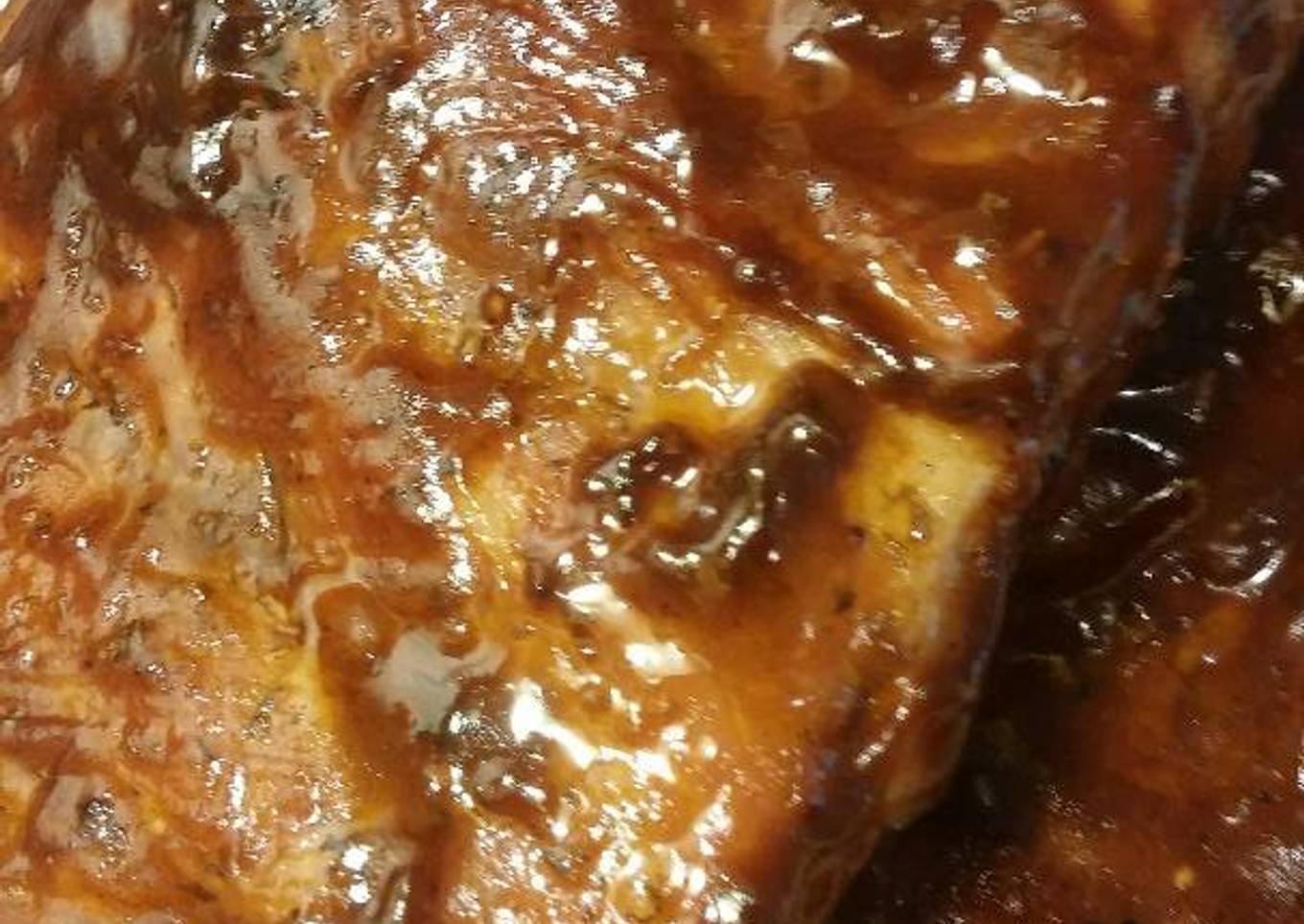Slow cooked baby back ribs