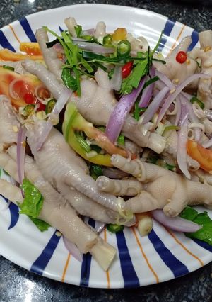 รูปของ ยำเล็บมือนาง (ขาไก่)