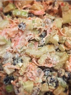 Una foto de Ensalada navideña