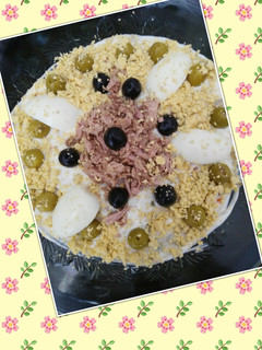 Una foto de Ensalada de arroz con mayonesa