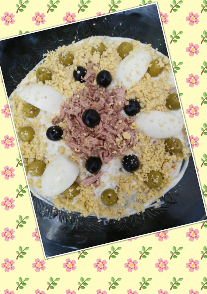 Una foto de Ensalada de arroz con mayonesa