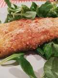 La cotoletta di pesce al forno
