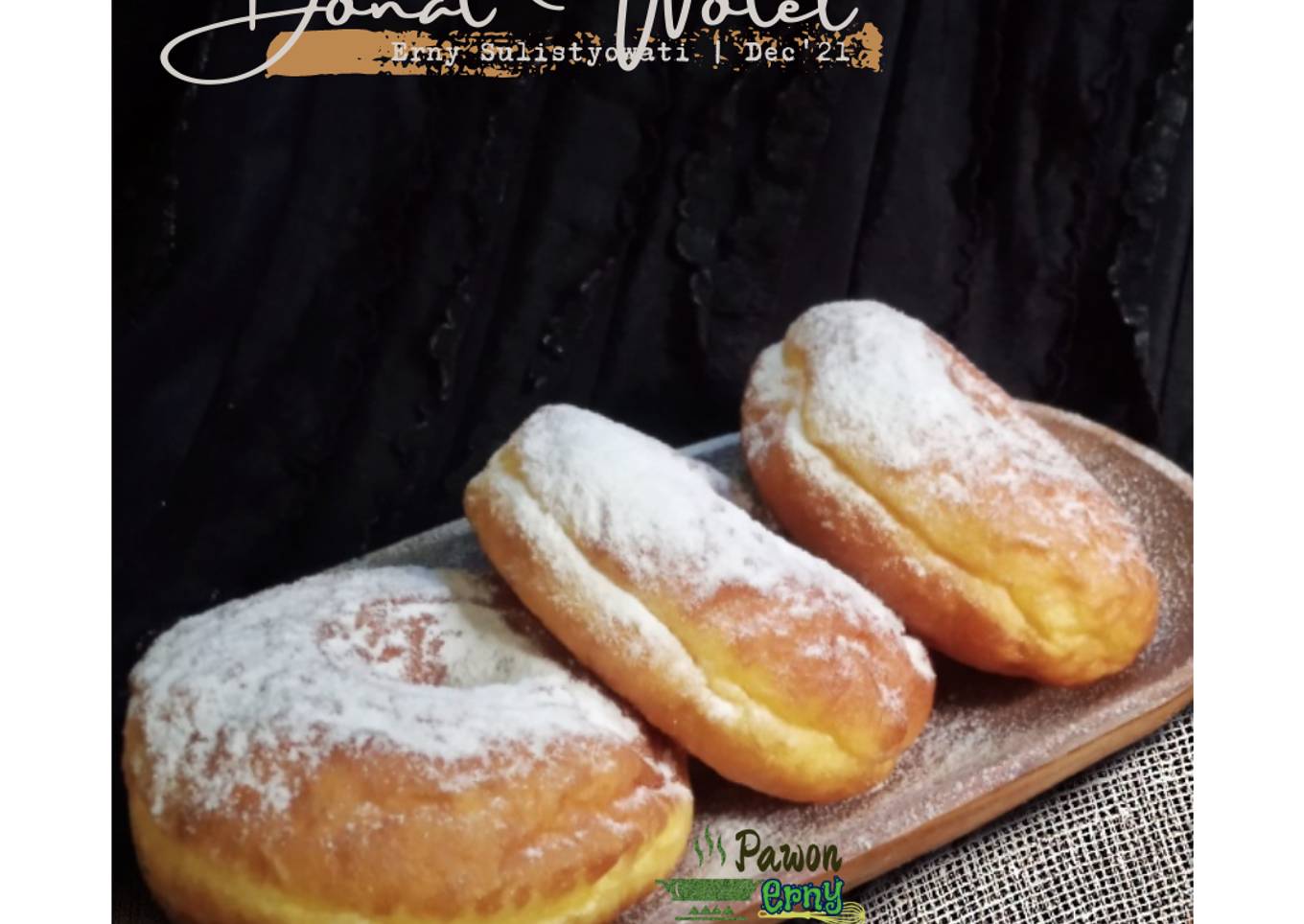 Donat Wortel (Eggless)