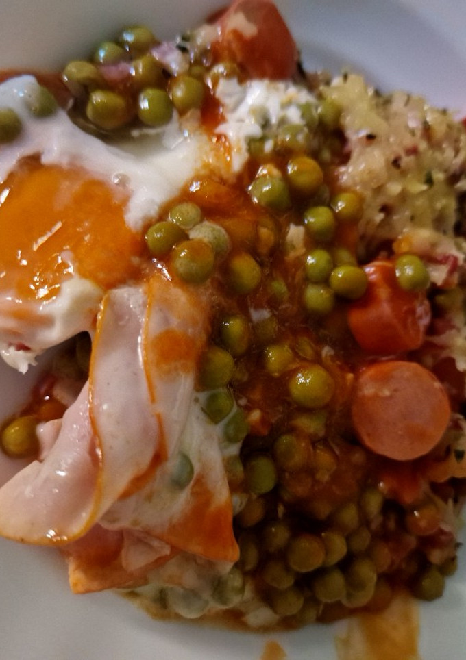 Una foto de Huevos al plato