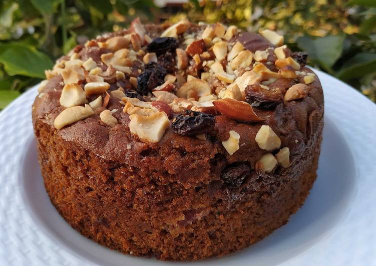 Recipe of Homemade Whole wheat jaggery plum cake