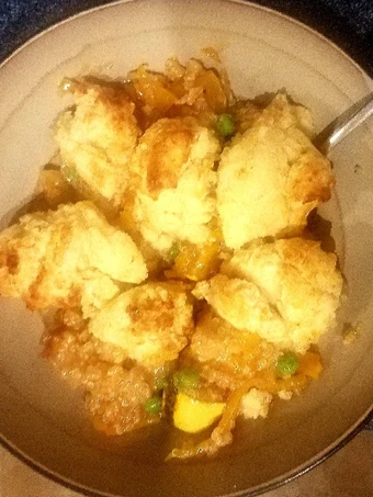 Recipe Delicata Squash and Quinoa with drop biscuits the Perfect Delicious