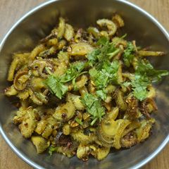A picture of Teasel gourd bhaji.