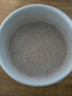 A picture of Banana strawberry smoothie.