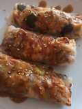 Rolls de carne y verduras