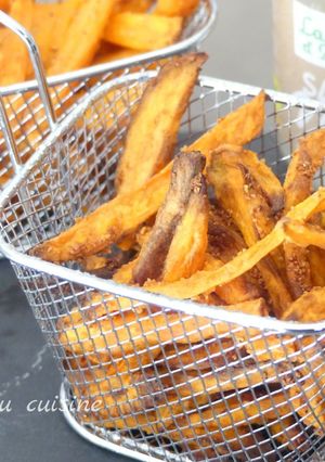 Une photo de Frites de patates douce au four