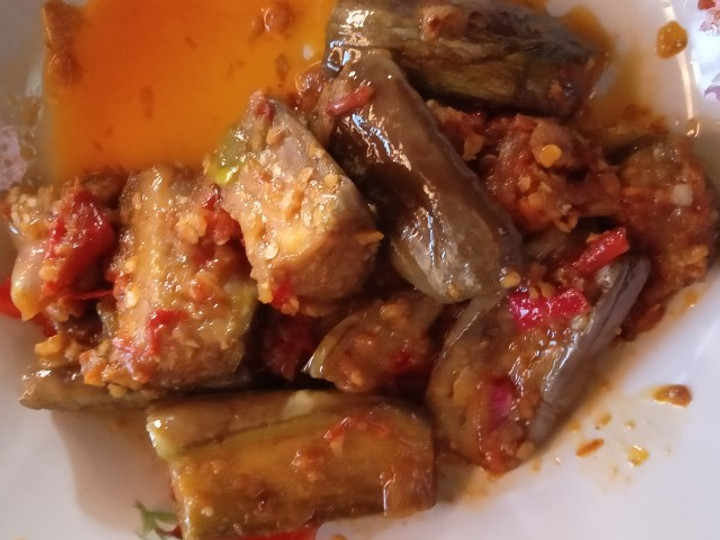 Cara Buat 5.Terong ungu sambal balado Gampang