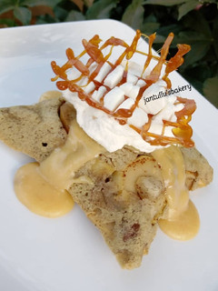 A picture of Cinnamon Coated Apple Almonds cake dessert.