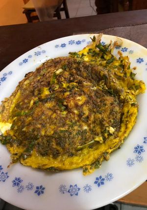 Una foto de Tortilla de acelga