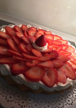 Una foto de Tarta de frutilla